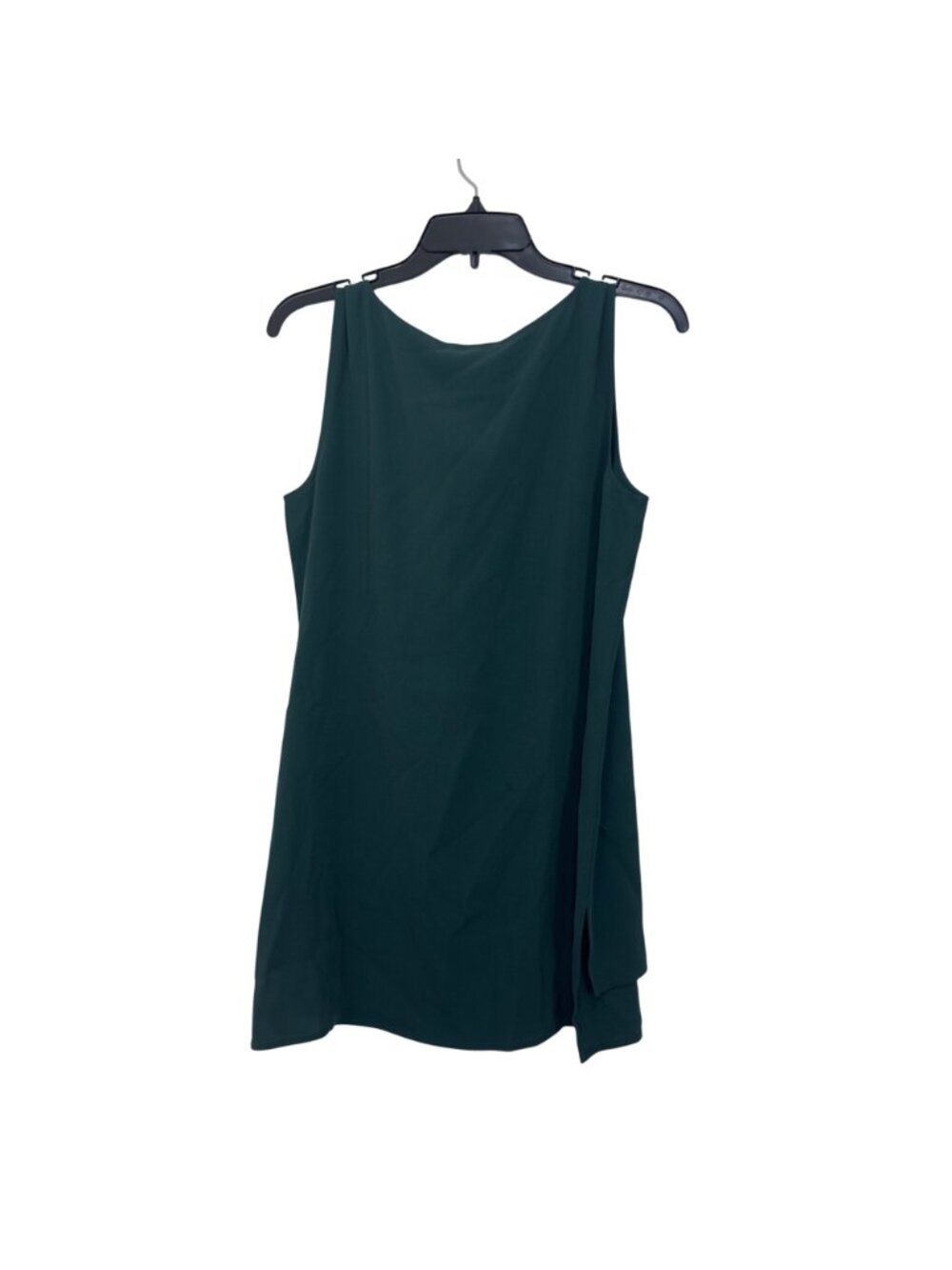 Eileen Fisher Sleeveless Hi-low 100% Silk Georgette Crepe Top Deep Teal Size XS - Picture 10 of 10